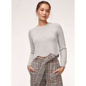 Wilfred Sardou Sweater Scalloped Size XS